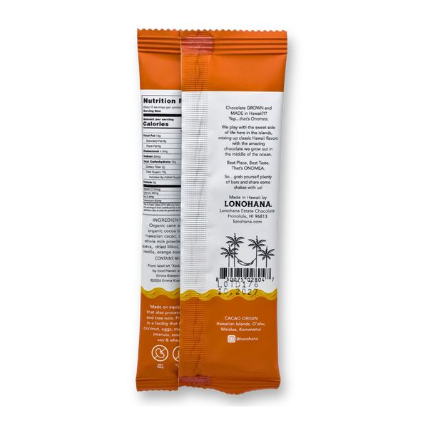 ONOMEA - Passion Orange Guava (POG) Chocolate Bar