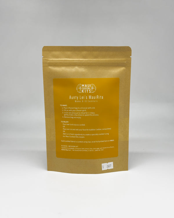 Maui Cocktail Infusion Kits: Aunty Leiʻs Maui-Rita