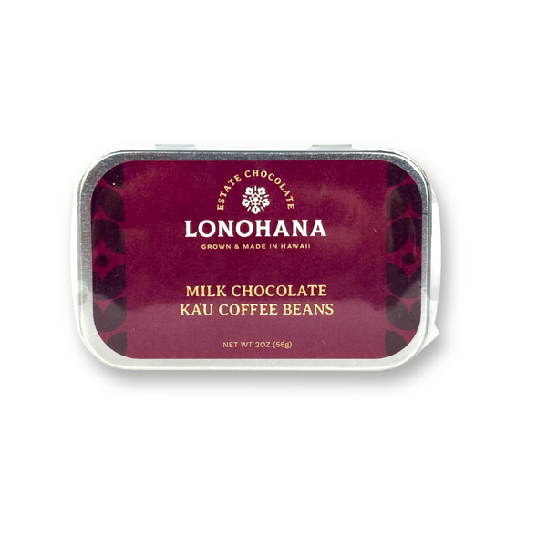 Milk Chocolate Covered Ka'u Coffee Beans