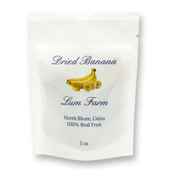 Lum Farm North Shore Dried Banana (100% Real Fruit)